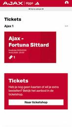 Ajax - Fortuna Sittard fside / zuid 1, Eén persoon, April