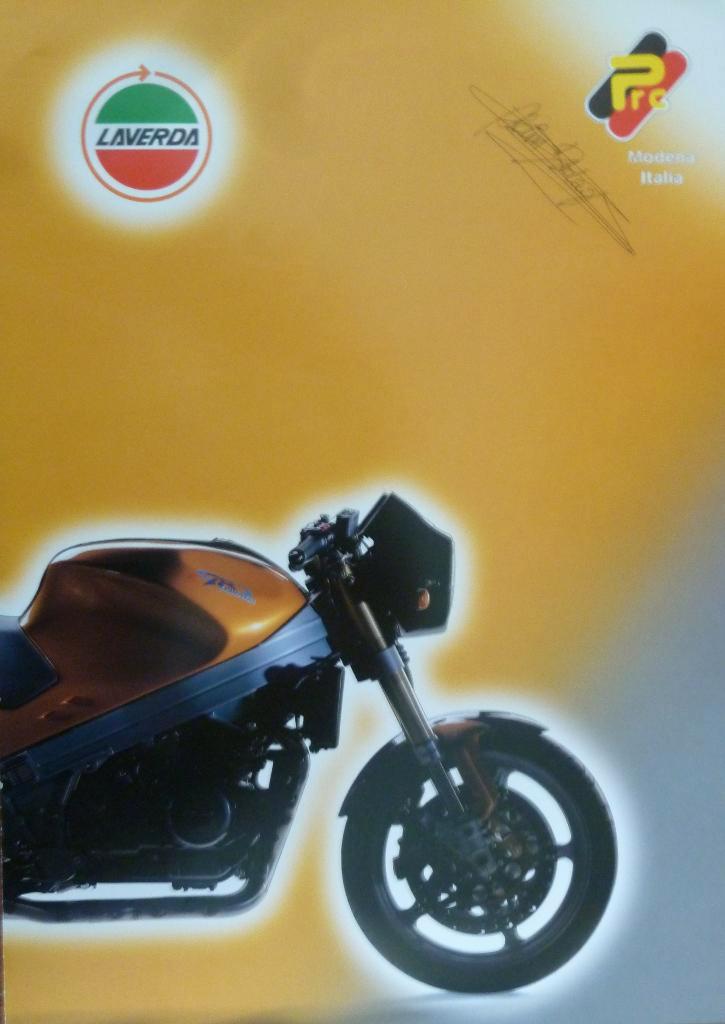 Folder LAVERDA T8 1998, Motoren, Handleidingen en Instructieboekjes, Overige merken, Ophalen of Verzenden