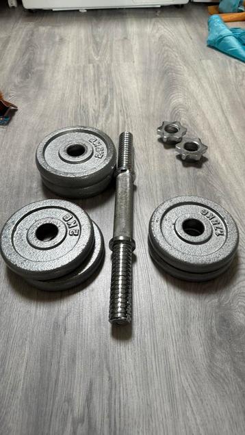 Verstelbare dumbbell set – totaal 20 kg beschikbaar voor biedingen