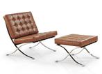 Barcelona Chair, 2 stuks beschikbaar, mooi als setje, Huis en Inrichting, Fauteuils, Ophalen, Nieuw, 75 tot 100 cm