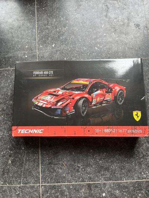 Lego Technic Ferrari 488 gte 53125 (zie beschrijving), Hobby en Vrije tijd, Modelbouw | Auto's en Voertuigen, Nieuw, Auto, Groter dan 1:32