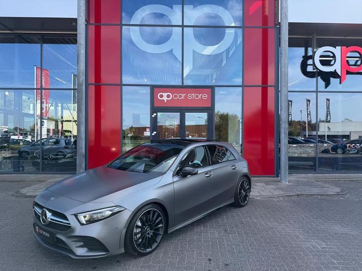 Mercedes-Benz A-klasse AMG 35 4MATIC, Auto's, Mercedes-Benz, Bedrijf, Te koop, A-Klasse, 4x4, Lederen bekleding, Benzine, Hatchback