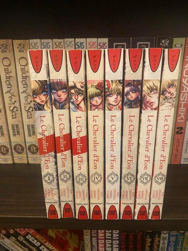 Le Chevalier d’Eon 1-8 - COMPLETE/OOP/English, Boeken, Strips | Comics, Zo goed als nieuw, Complete serie of reeks, Japan (Manga)