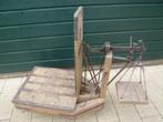 EIKEN HOUTEN BASCULE, Antiek en Kunst, Antiek | Gereedschap en Instrumenten, Ophalen