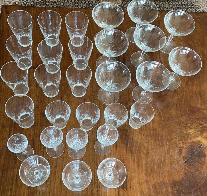 Glasservies uit 1935, Antiek en Kunst, Antiek | Glas en Kristal, Ophalen of Verzenden