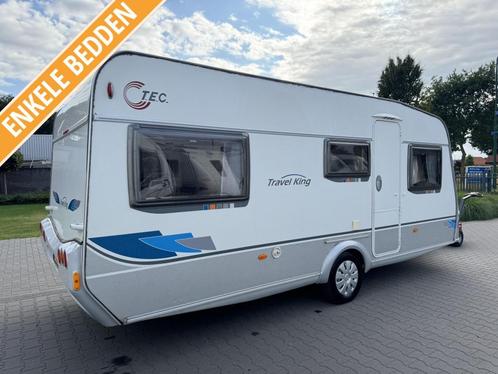 TEC Travel King 510 E / enkele bedden / brand voortent, Caravans en Kamperen, Caravans, Bedrijf, tot en met 4, 1000 - 1250 kg