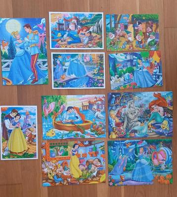 10 Disney puzzels in een doos beschikbaar voor biedingen