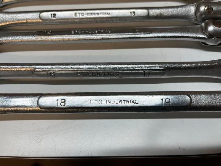 E.T.C Kniesleutels Set - 7 stuks - Made in Japan, Doe-het-zelf en Verbouw, Gereedschap | Handgereedschap, Gebruikt, Ophalen of Verzenden