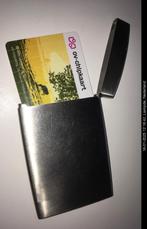Creditcard/bankpashouder RVS/inox, Ophalen of Verzenden, Zo goed als nieuw, Zwart