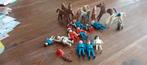 Oude Playmobil Figuren en Paarden - 1974, Ophalen of Verzenden, Gebruikt, Los playmobil