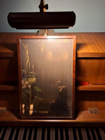 Oud schilderij: Biddende vrouw beschikbaar voor biedingen