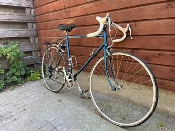 Vintage racefiets mt 55 met bergverzet beschikbaar voor biedingen