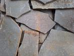 natuursteen tuintegels flagstones Brasil Green Kwartsiet, Tuin en Terras, Ophalen, Nieuw, Natuursteen, Terrastegels