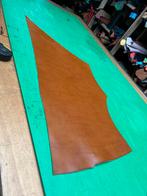 Cognac tuigleer 3-3,5 mm dikte half soepel nr25, Leer of Kunstleer, Ophalen of Verzenden, Zo goed als nieuw, 30 tot 120 cm