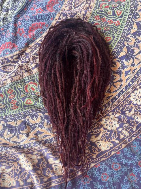 65 dubbele human hair dreads met losse punten nu 795€, Sieraden, Tassen en Uiterlijk, Uiterlijk | Haarverzorging, Nieuw, Pruik of Haarverlenging
