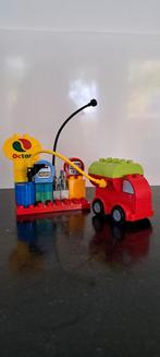 Duplo Tankstation met Vrachtwagen, Ophalen of Verzenden, Gebruikt, Complete set, Duplo
