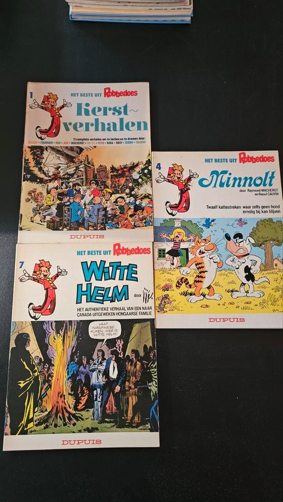 Het Beste uit Robbedoes – 3 albums (Dupuis 1978–1982), Boeken, Stripboeken, Gelezen, Meerdere stripboeken, Ophalen of Verzenden