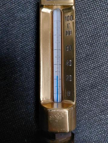 Temperatuurglas  messing ? Temperatuurmeter beschikbaar voor biedingen