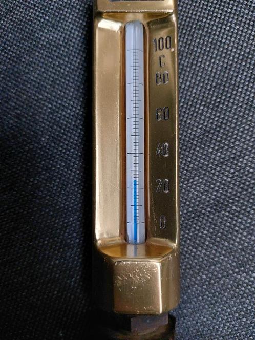 Temperatuurglas  messing ? Temperatuurmeter, Doe-het-zelf en Verbouw, Motoren, Ophalen of Verzenden