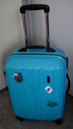 BLAUWE 'EMINENT ROLKOFFER,TROLLEY,,ALS NIEUW 4 WIELEN ,, 50 tot 60 cm, Hard kunststof, Ophalen of Verzenden, Zo goed als nieuw