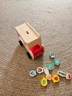 houten rijdende winkel van de hema, Ophalen of Verzenden, Zo goed als nieuw, Duw- of Trekspeelgoed