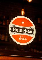 Heineken lichtreclame - mancave, Ophalen of Verzenden, Zo goed als nieuw, Reclamebord, Plaat of Schild, Overige merken