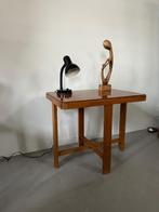 Art deco bijzettafel, houten vintage tafel, Antiek en Kunst, Ophalen