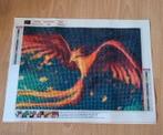 Gemaakte Diamond Painting - Phoenix 30x40cm, Hobby en Vrije tijd, Knutselen, Ophalen, Nieuw, Knutselwerk