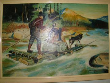 Philip R. Goodwin Schilderij Unexpected Game olieverf beschikbaar voor biedingen