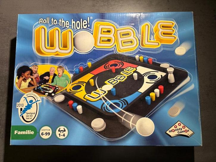 Wobble - Leuk gezelschapsspel!, Hobby en Vrije tijd, Gezelschapsspellen | Bordspellen, Zo goed als nieuw, Een of twee spelers