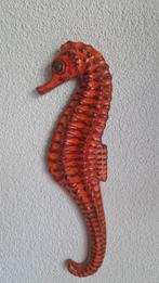 Oranje keramiek zeepaardje- gesigneerd F. Sanches, vintage, Antiek en Kunst, Ophalen of Verzenden
