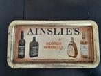dienblad AINSLIE'S Scotch Whiskies, Gebruikt, Ophalen of Verzenden, Gebruiksvoorwerp