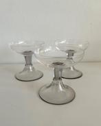 W.J. Rozendaal Kristalunie servies Médoc 3 likeurcoupes, Antiek en Kunst, Antiek | Glas en Kristal, Ophalen