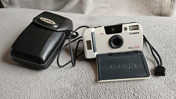 Canon Prima SOL, Audio, Tv en Foto, Fotocamera's Analoog, Zo goed als nieuw, Compact, Canon, Ophalen of Verzenden