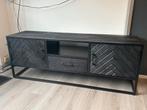 Stijlvol zwart tv-meubel, Huis en Inrichting, Ophalen, Gebruikt, 100 tot 150 cm, Minder dan 100 cm