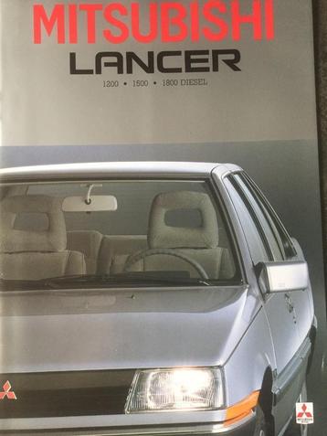 Folder van Mitsubishi Lancer, 1984 beschikbaar voor biedingen