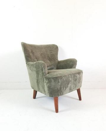 Artifort fauteuil groen | groene rib | Theo Ruth green beschikbaar voor biedingen