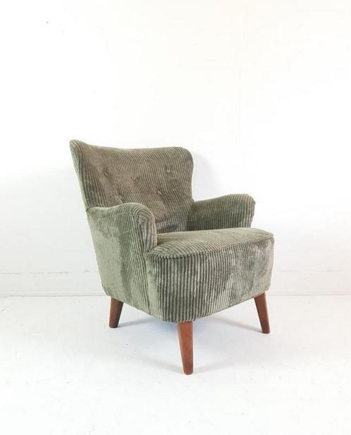Artifort fauteuil groen | groene rib | Theo Ruth green, Huis en Inrichting, Fauteuils, Ophalen of Verzenden