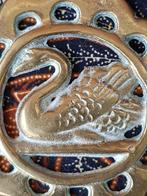 Mooi origineel oud zwaan kleppermannetje uit Engeland., Antiek en Kunst, Antiek | Koper en Brons, Ophalen of Verzenden, Koper