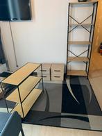 Setje slaapkamer. 2x nachtkastjes, Gebruikt, 200 cm of meer, Metaal, Met lade(s)