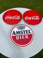 Cocacola dienbladen en grote amstel dop, Verzamelen, Ophalen of Verzenden