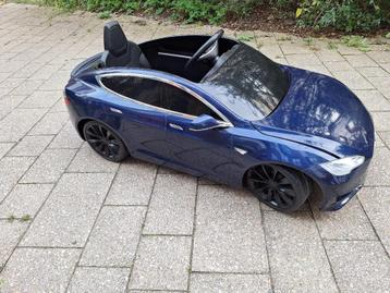 Mini Tesla Model S blauw beschikbaar voor biedingen