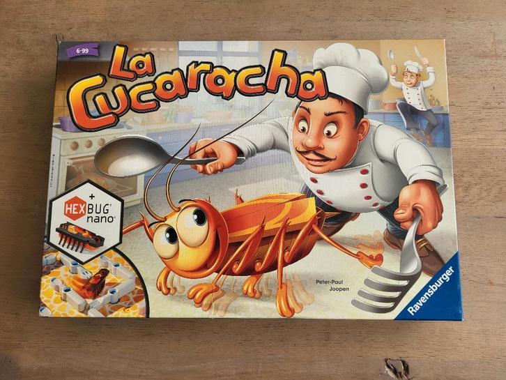 spel La Cucaracha, Hobby en Vrije tijd, Gezelschapsspellen | Bordspellen, Zo goed als nieuw, Een of twee spelers, Drie of vier spelers