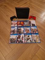 PlayStation 4 Slim + 2 Controllers + Games, Ophalen, Met 2 controllers, Slim, 500 GB