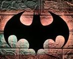 LED wandlamp meerkleurig op USB - Batman logo, Ophalen of Verzenden, Nieuw, Hout