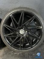 7mm! VW Caddy 20 inch Keskin zwarte velgen 5x112 winterbande, Auto-onderdelen, Gebruikt, Banden en Velgen, 235 mm, Personenwagen