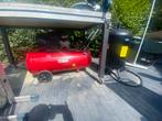 George Tools Compressor 100L + Datona Zandstraalketel 80L, Doe-het-zelf en Verbouw, Compressors, Ophalen, Zo goed als nieuw, Mobiel