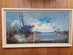 Schilderij Opvliegende Eenden, 55x80 cm, J Bevort, Ophalen of Verzenden