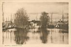 Ansichtkaart Meppel, Binnenhaven., Verzenden, 1920 tot 1940, Gelopen, Drenthe