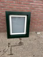 Kunstof draaikiep raam met kozijn, Doe-het-zelf en Verbouw, Ophalen, Kunststof, Minder dan 75 cm, Raamkozijn